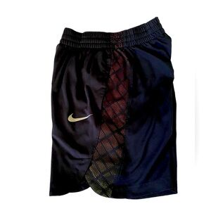 EUC boys Nike Elite black shorts with mesh detail on sides